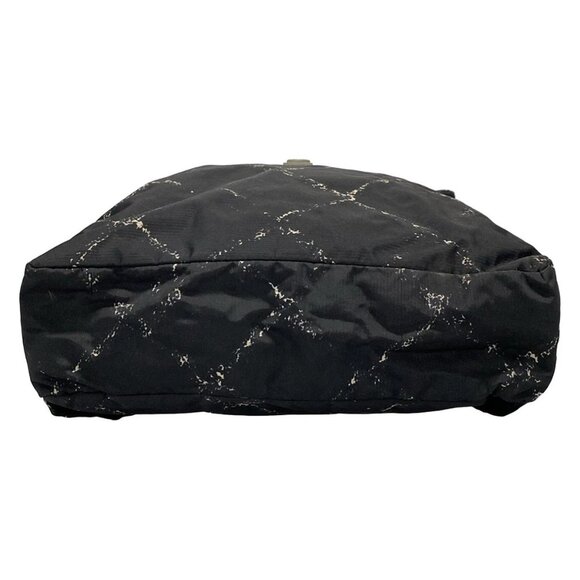CHANEL Old Travel Line Black White Nylon Backpack bran-437-090325 main image 4